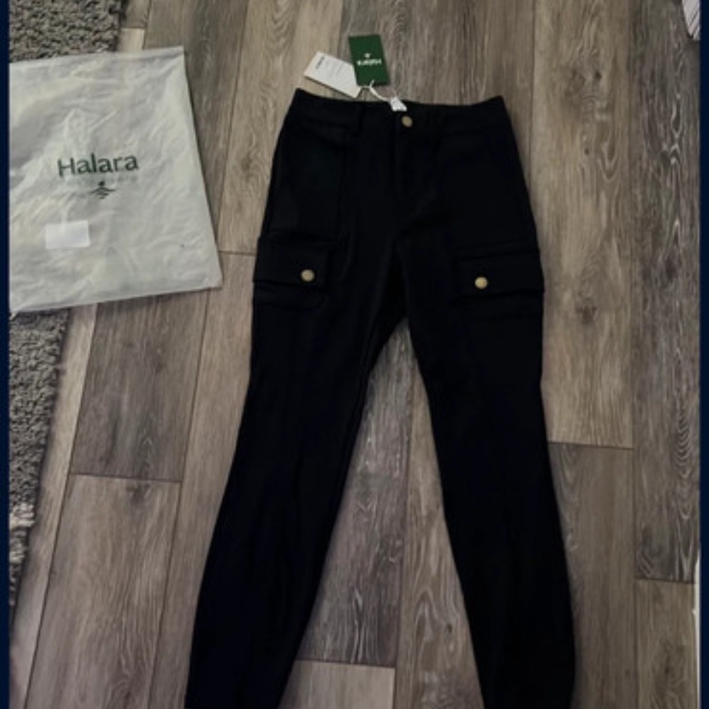 HALARA HaloTek Air black stretchy soft breathable spandex jogger pants